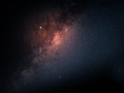 A beautiful shot of the Milky Way constellation full of stars in space