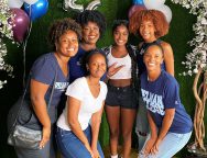 Zahara with her Spelman sisters! Congratulations to all new students starting this year. A very